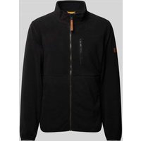 camel active Sweatjacke mit Label-Patch in Anthrazit, Größe XXL camel active Sweatjacke mit Label-Patch in Anthrazit, Größe XXL von camel active