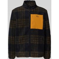 camel active Sweatjacke mit Reißverschluss in Dunkelbraun, Größe XL von camel active