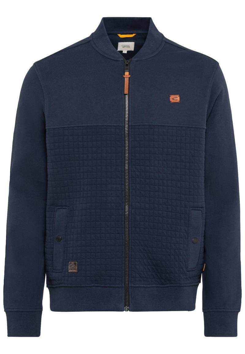 camel active - Sweatjacke mit Steppmuster night blue - Gr. - M von camel active