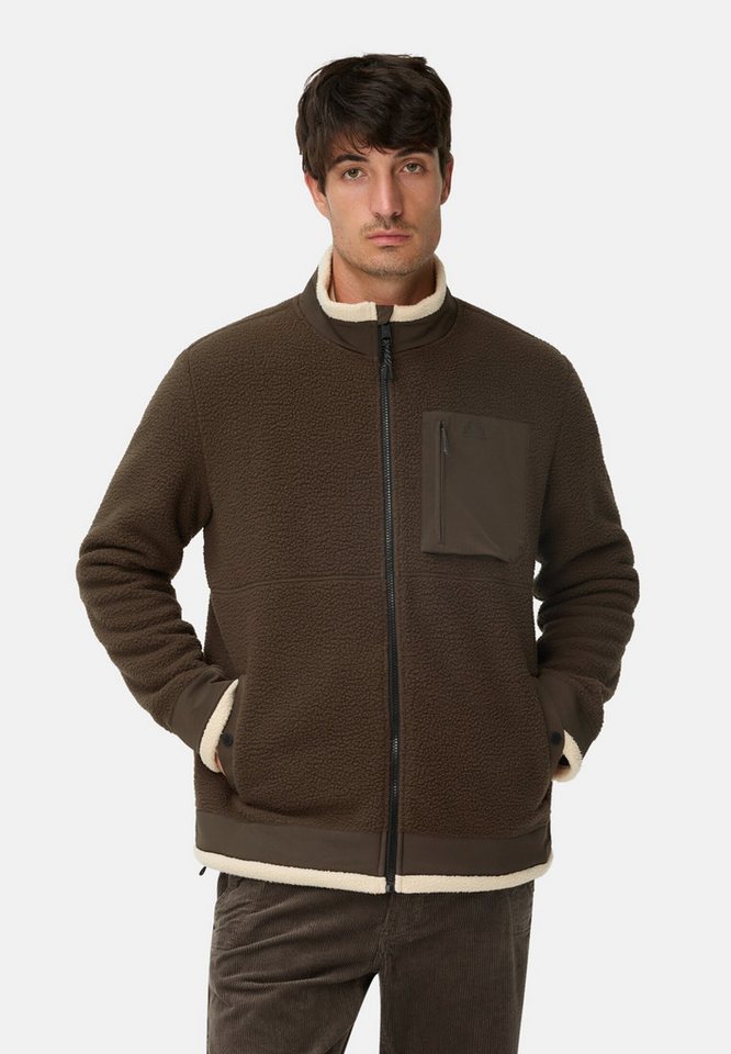 camel active Sweatjacke mit Taschen Langarm Stehkragen von camel active