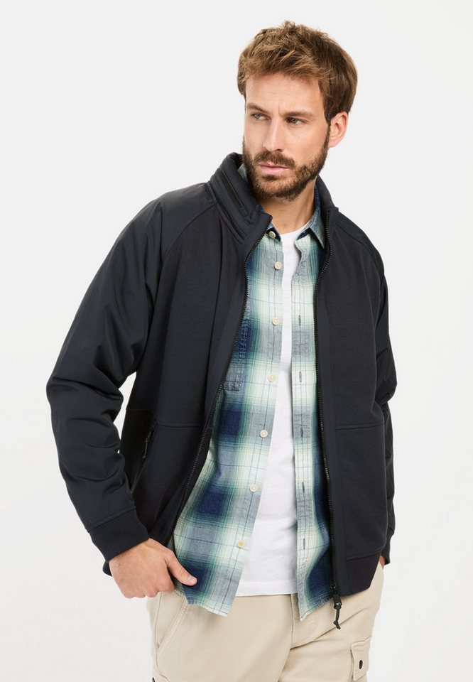 camel active Sweatjacke mit einrollbarer Kapuze von camel active