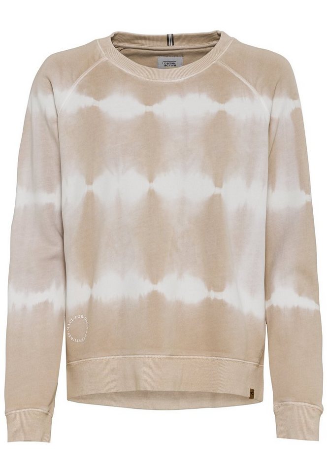 camel active Sweatshirt Camel Active Damen Sweatshirt mit Tie-Dye Effekt B von camel active