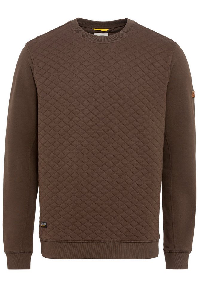 camel active Sweatshirt Sweatshirt mit Diamant Steppung von camel active