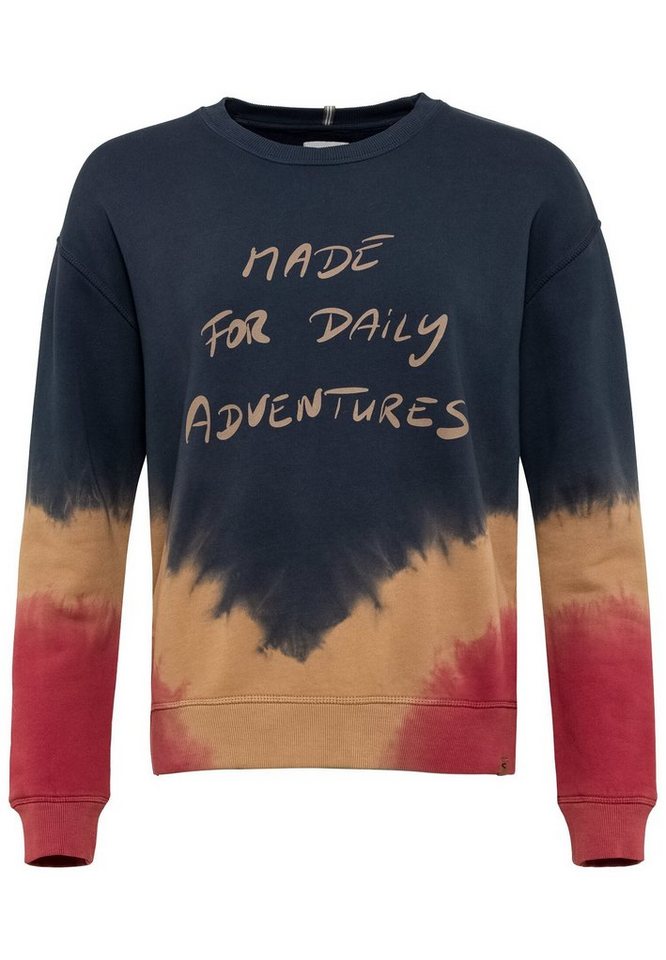 camel active Sweatshirt Sweatshirt mit Dip-Dye-Effekt von camel active
