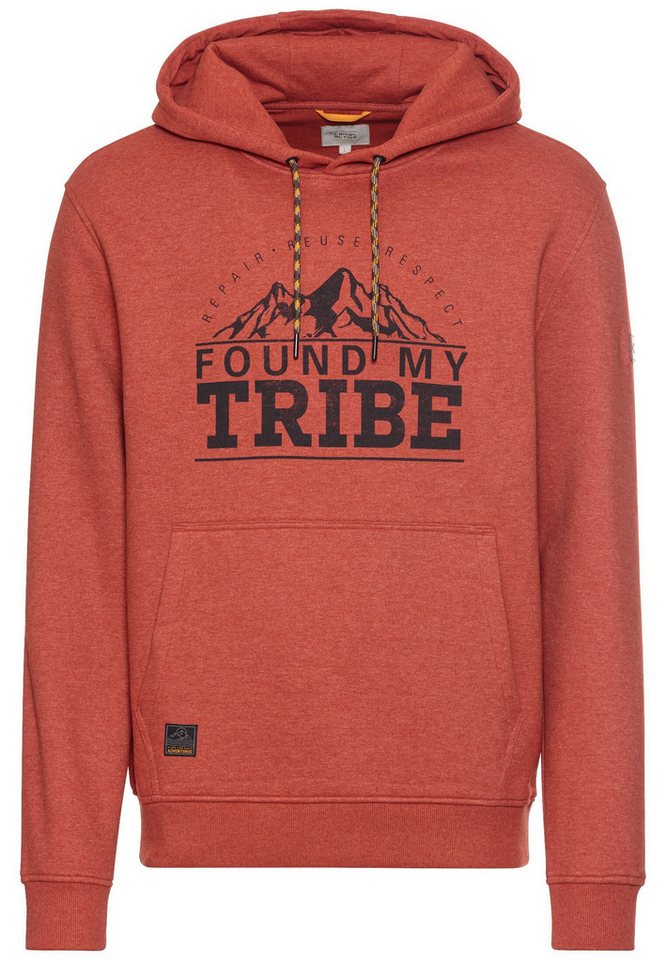 camel active Sweatshirt Sweatshirt mit Kapuze aus einem Baumwollmix von camel active