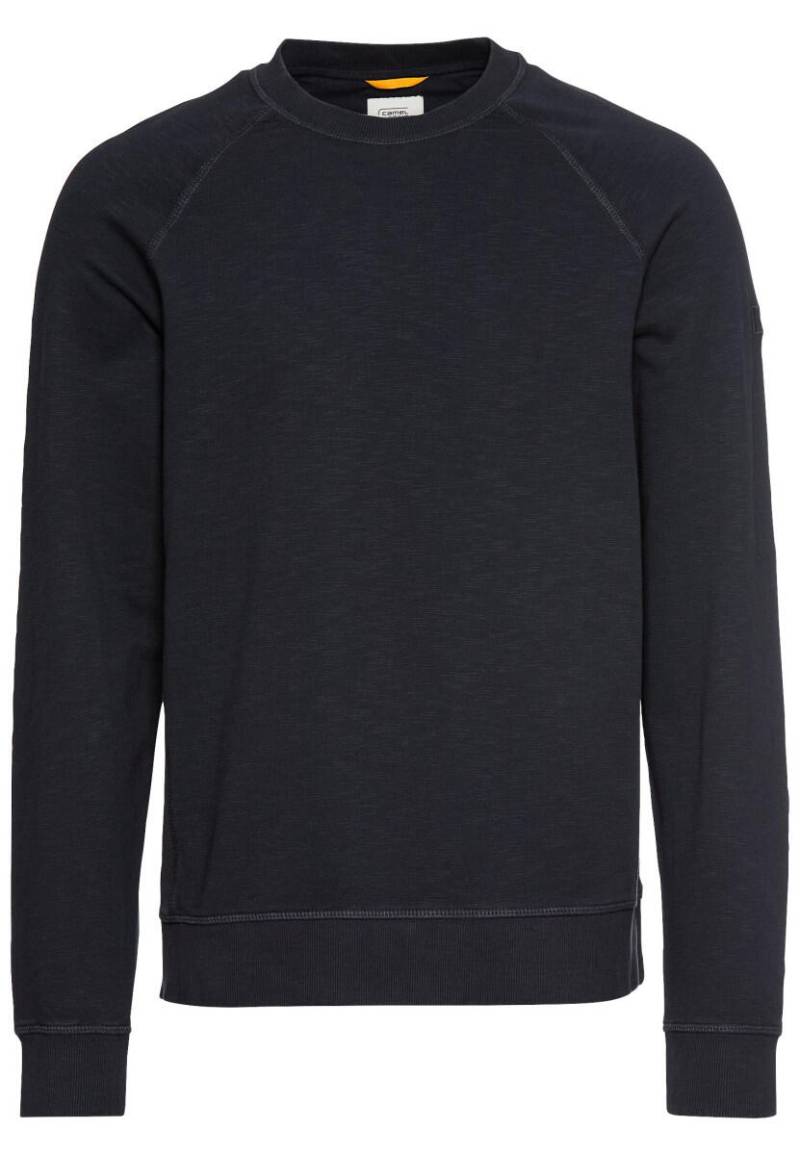 camel active - Sweatshirt aus reiner Baumwolle blau - Gr. - M von camel active