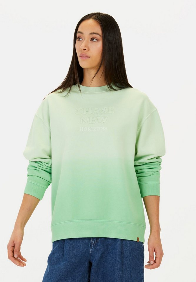camel active Sweatshirt mit Garment Dye-Effekt Langarm Rundhals von camel active