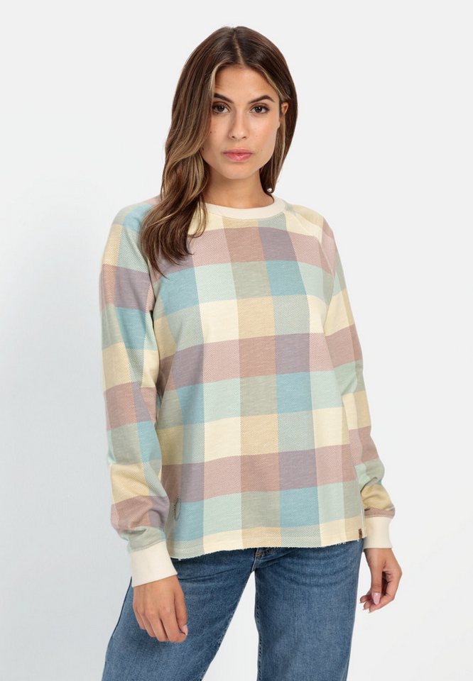 camel active Sweatshirt mit Karomuster von camel active