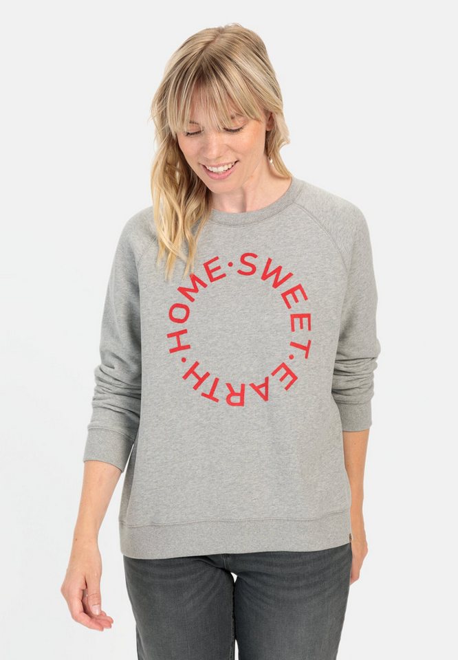 camel active Sweatshirt mit Print Langarm Rundhals von camel active