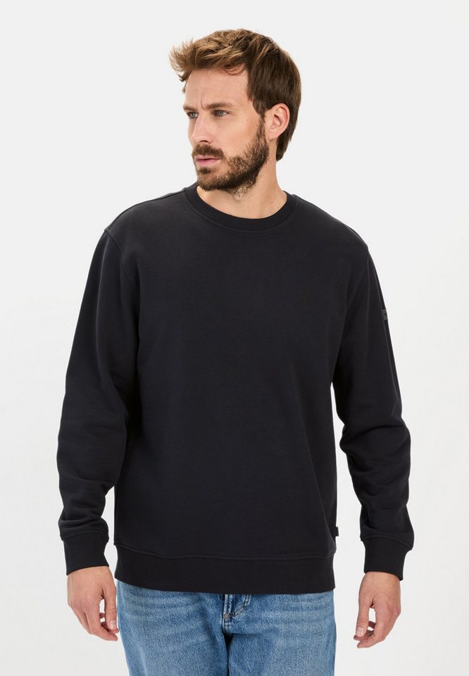camel active Sweatshirt mit Rückenprint Langarm Rundhals von camel active