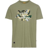 camel active T-Shirt aus Baumwolle mit Frontprint von camel active