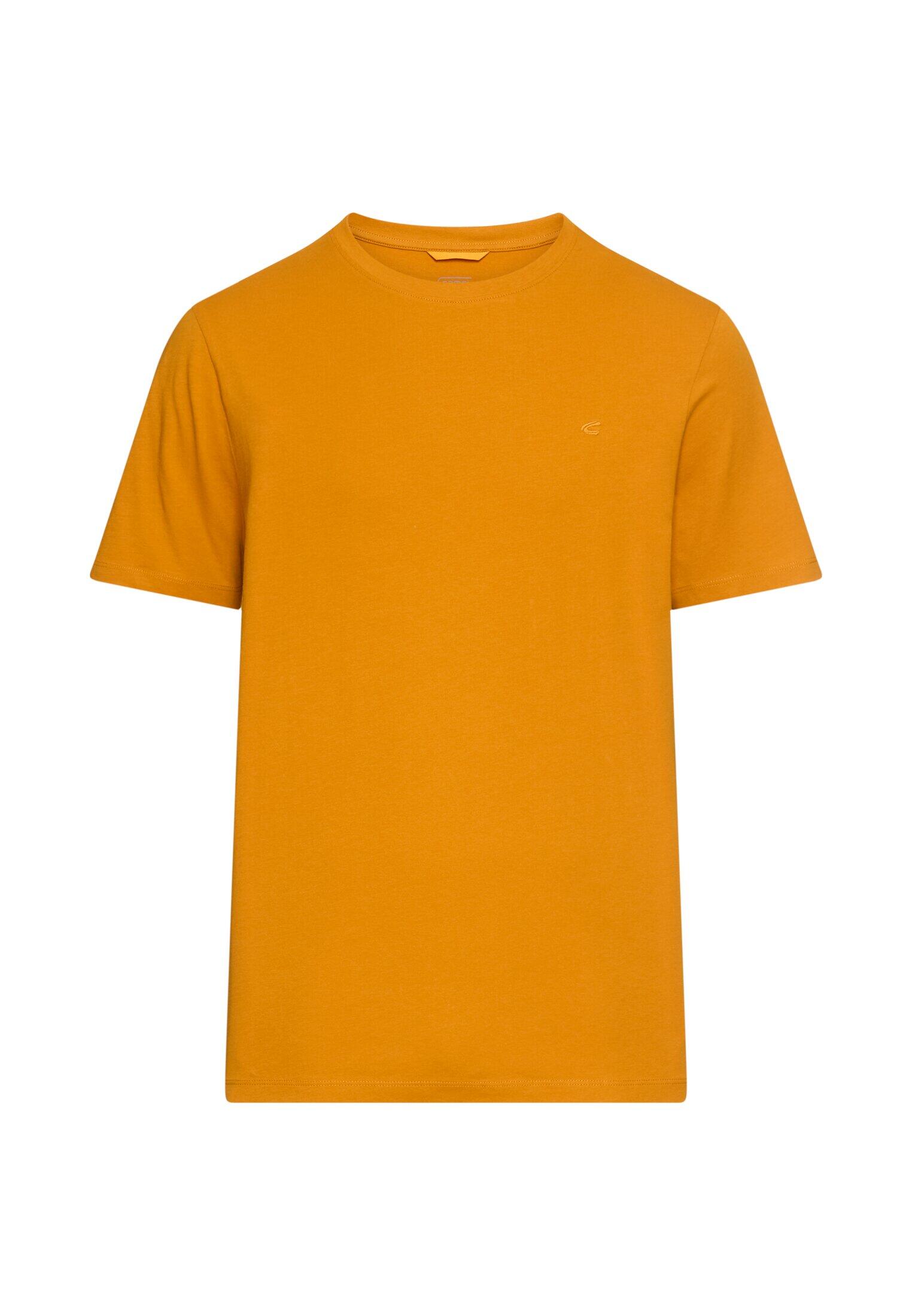 camel active - T-Shirt aus reiner Baumwolle burned yellow - Gr. - M von camel active