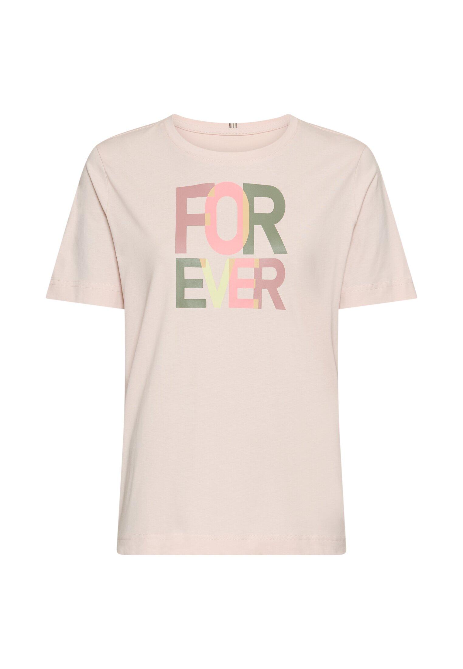 camel active - T-Shirt aus reiner Baumwolle mauve pink - Gr. - L von camel active