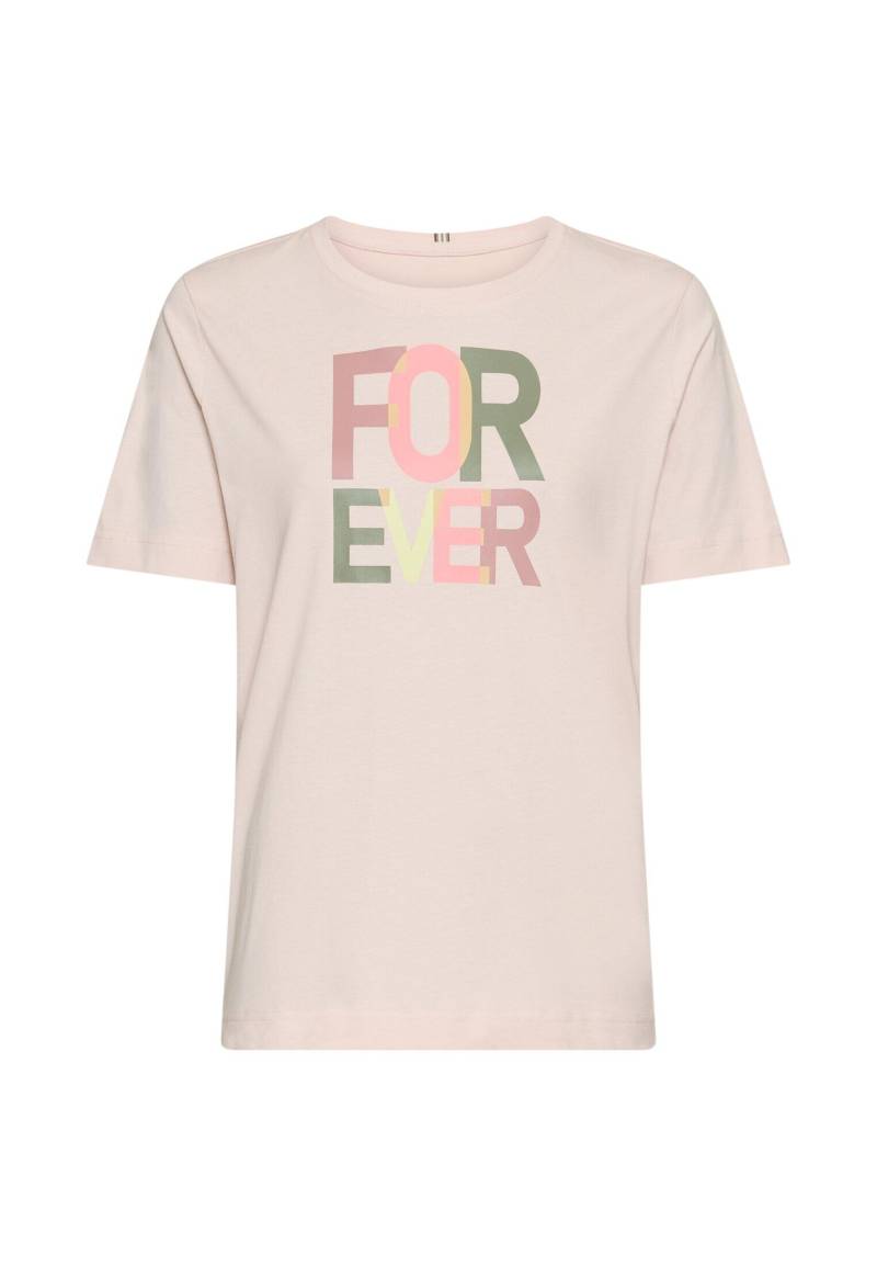 camel active - T-Shirt aus reiner Baumwolle mauve pink - Gr. - L von camel active