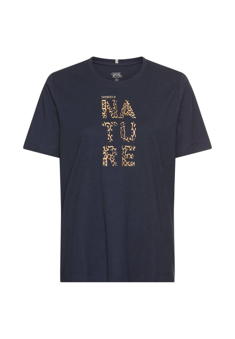 camel active - T-Shirt aus reiner Baumwolle night blue - Gr. - S von camel active