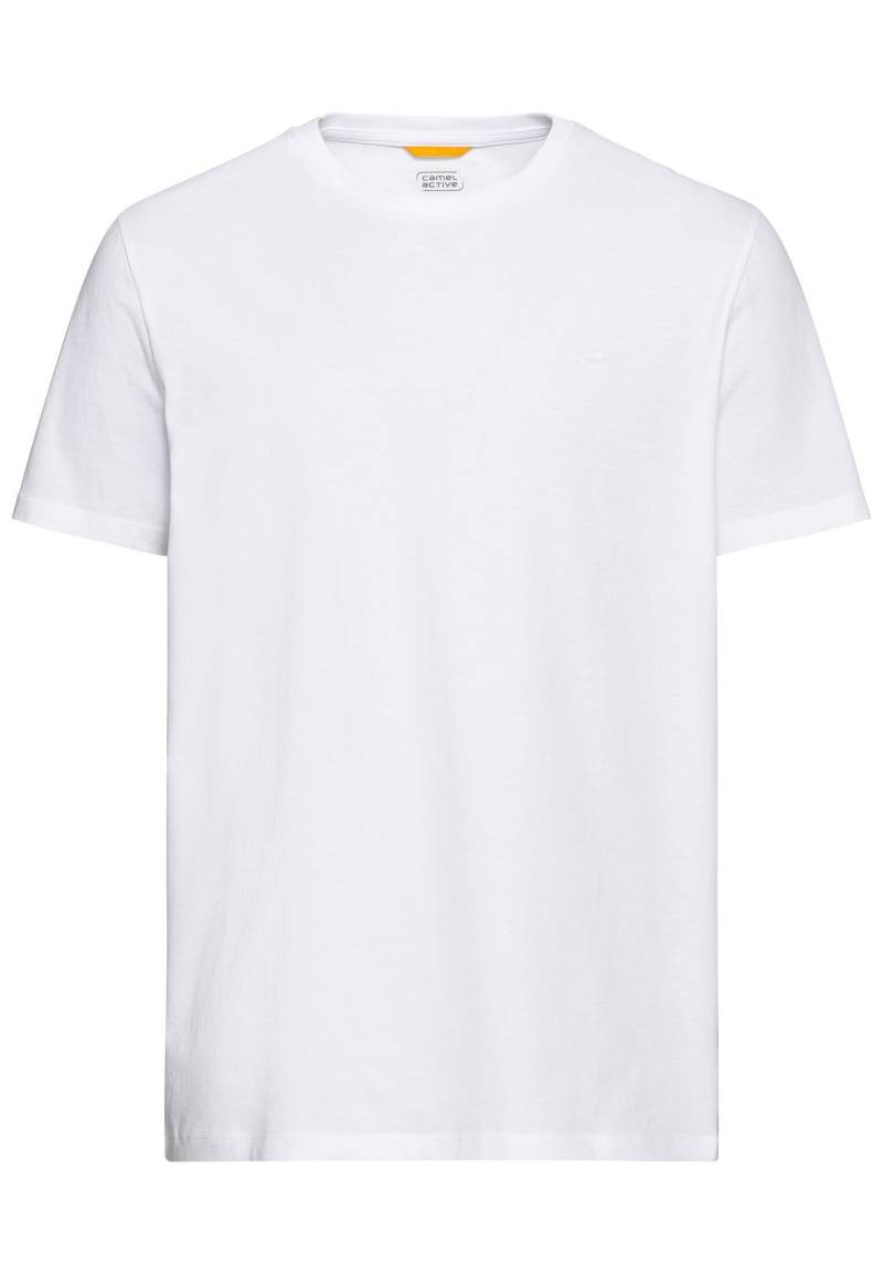 camel active - T-Shirt aus reiner Baumwolle white - Gr. - 3XL von camel active