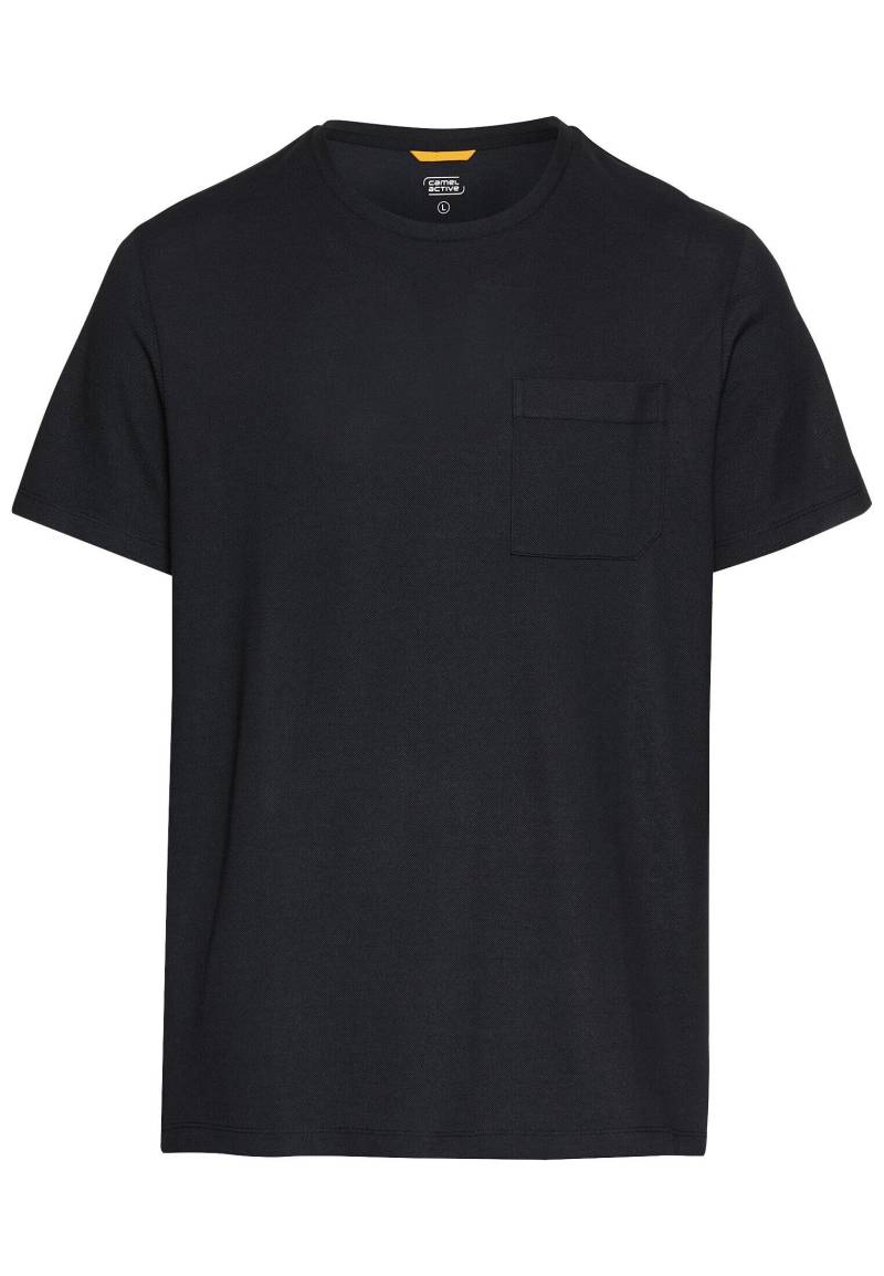 camel active - T-Shirt mit Brusttasche dark navy - Gr. - L von camel active