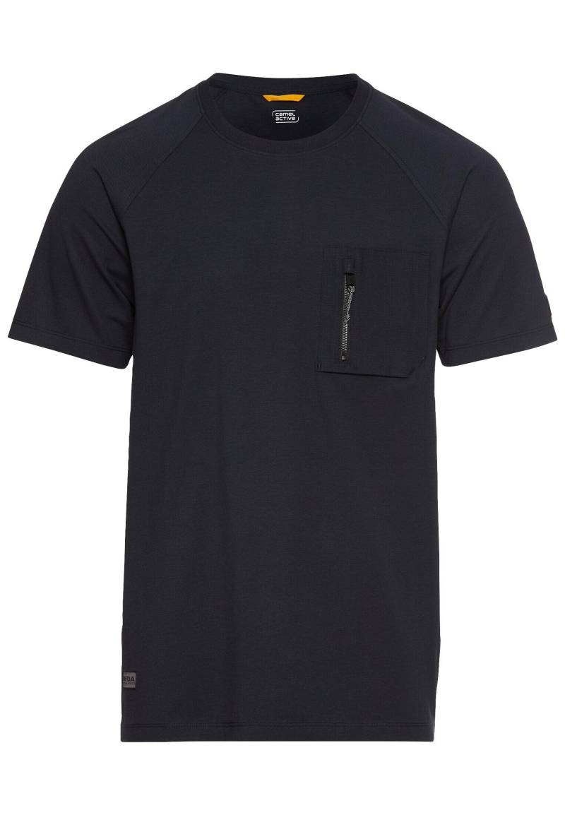 camel active - T-Shirt mit Cooling Effekt dark navy - Gr. - 3XL von camel active