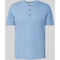 camel active T-Shirt mit Label-Stitching in Hellblau, Größe XXL von camel active