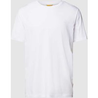 camel active T-Shirt mit Logo-Stitching in Weiss, Größe M von camel active