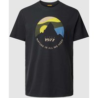 camel active Regular Fit T-Shirt aus reiner Baumwolle in Anthrazit, Größe XL camel active Regular Fit T-Shirt aus reiner Baumwolle in Anthrazit, Größe XL von camel active