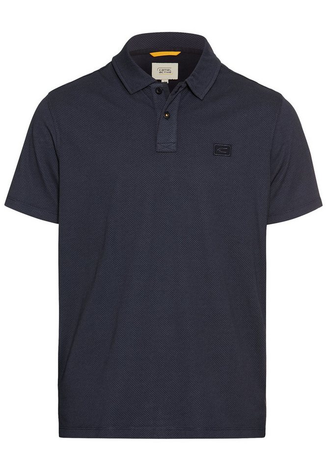 camel active Poloshirt mit Logo-Stickerei von camel active
