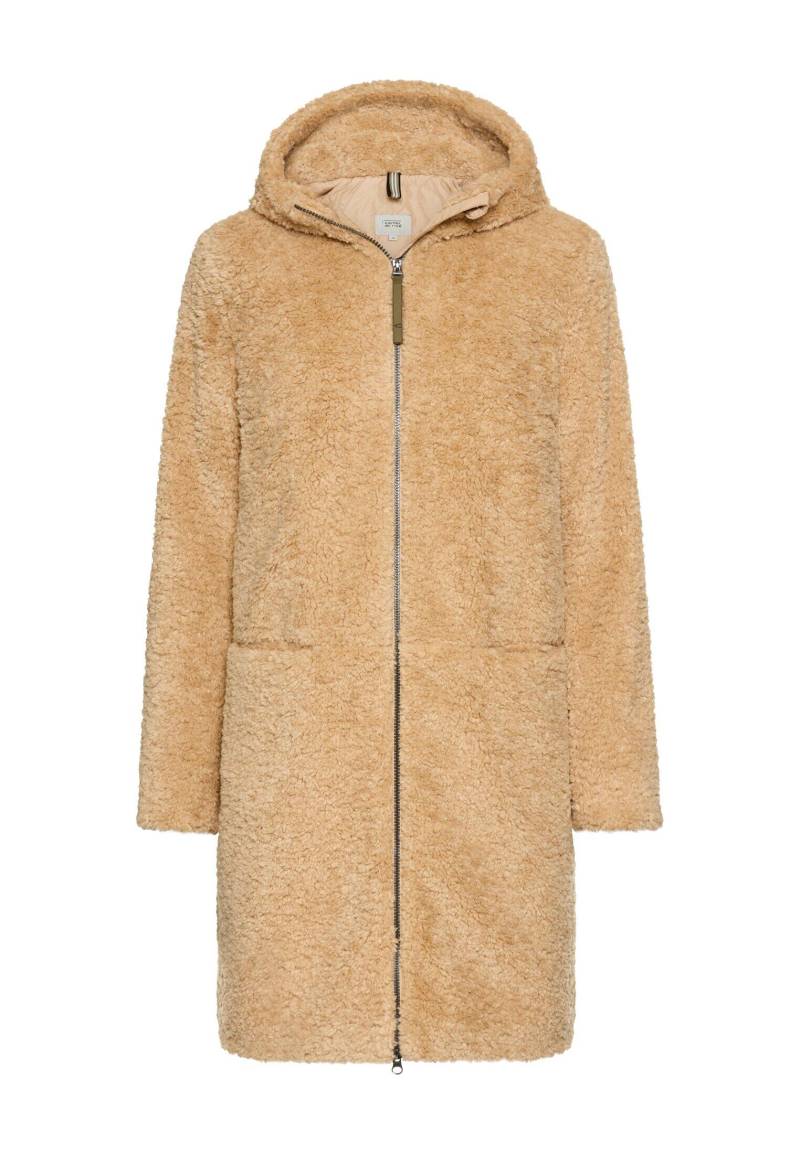 camel active - Teddy Mantel mit Kapuze cashmere - Gr. - 36 von camel active