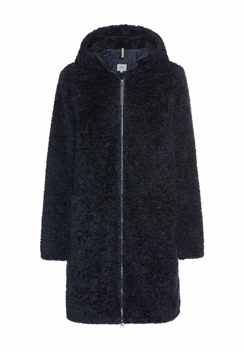 camel active - Teddy Mantel mit Kapuze navy - Gr. - 40 von camel active
