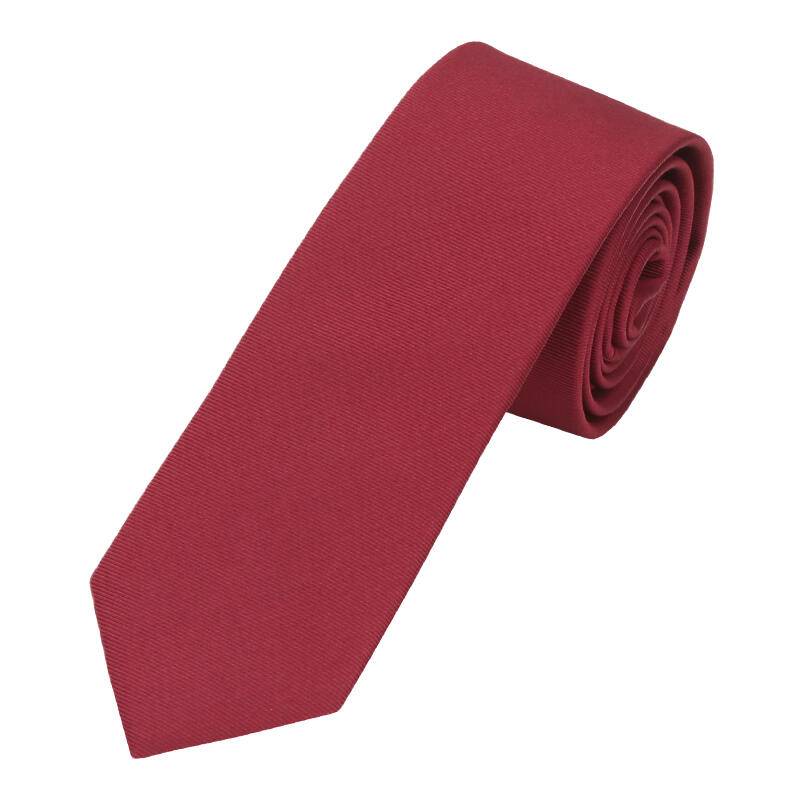 seidenfalter - Krawatte Uni 6cm bordo - Gr. - OS von seidenfalter