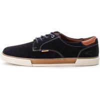 camel active Teilperforierter Sneaker aus weichem Veloursleder von camel active