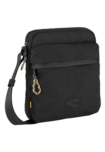 camel active Terra Herren Umhängetasche Crossbody Bag Klein Schwarz von camel active