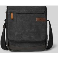 camel active Umhängetasche mit Label-Patch Modell 'AIR FLAP' in Black, Größe 1 von camel active