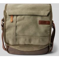 camel active Umhängetasche mit Label-Patch Modell 'AIR FLAP' in Khaki, Größe 1 von camel active