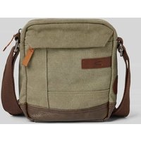 camel active Umhängetasche mit Label-Patch Modell 'Air cross' in Khaki, Größe 1 von camel active