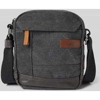 camel active Umhängetasche mit Label-Patch Modell 'Air' in Black, Größe 1 von camel active