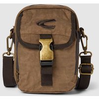 camel active Umhängetasche mit Logo-Stitching Modell 'Journey Reporter' in Beige, Größe One Size von camel active