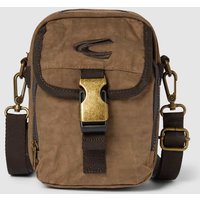 camel active Umhängetasche mit Logo-Stitching Modell 'Journey Reporter' in Beige, Größe 1 von camel active