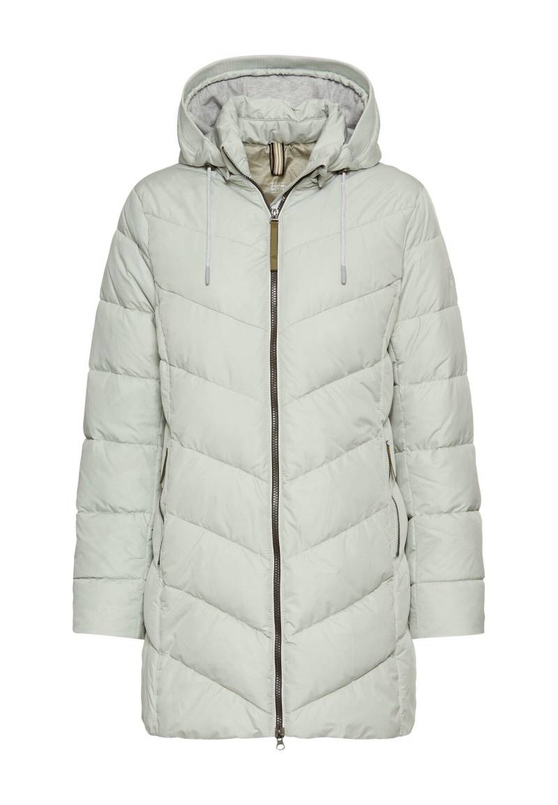 camel active - Wattierte Jacke mit abnehmbarer Kapuze light sage - Gr. - 52 von camel active
