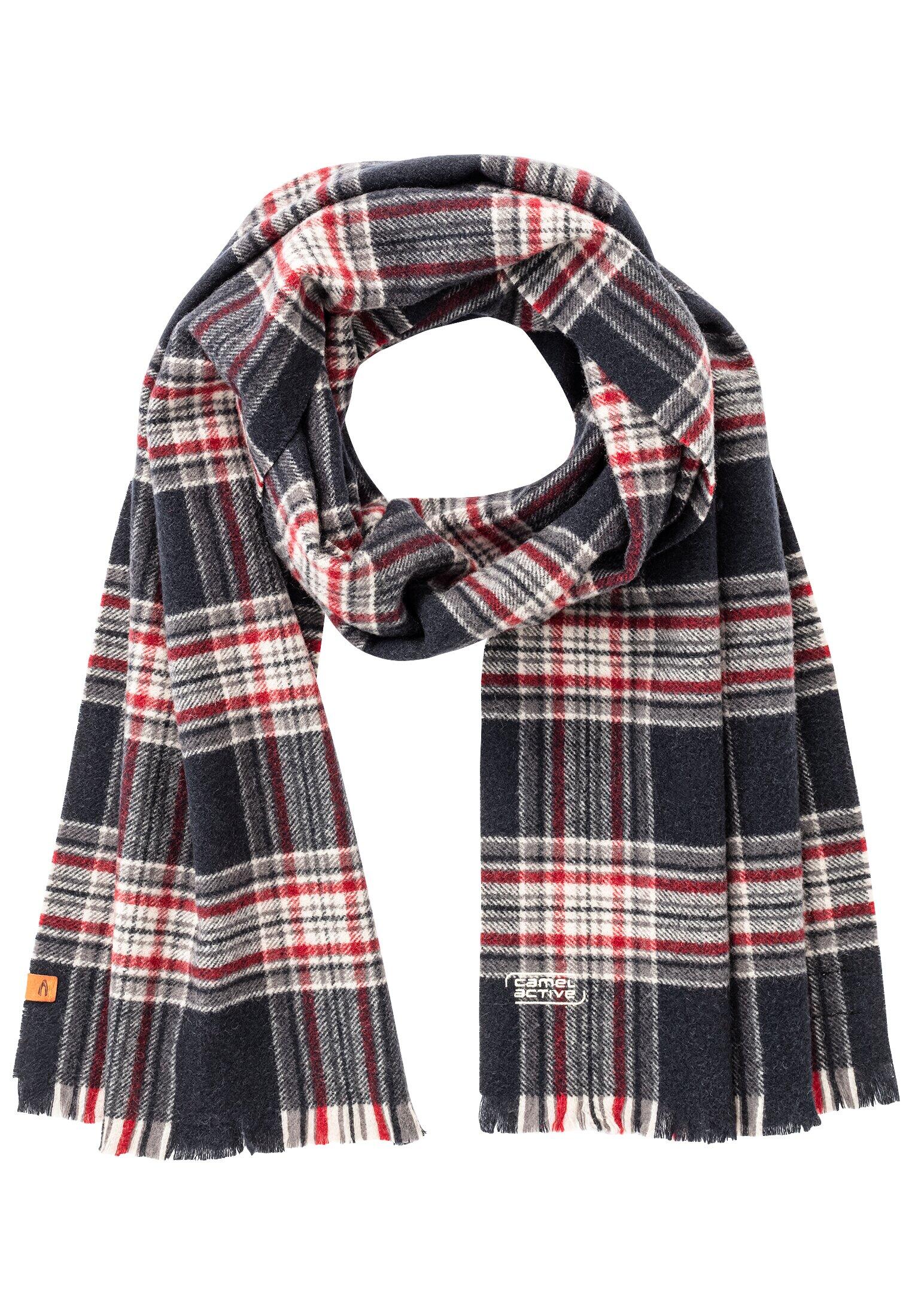 camel active - Webschal aus Wolle amber red - Gr. - OS von camel active