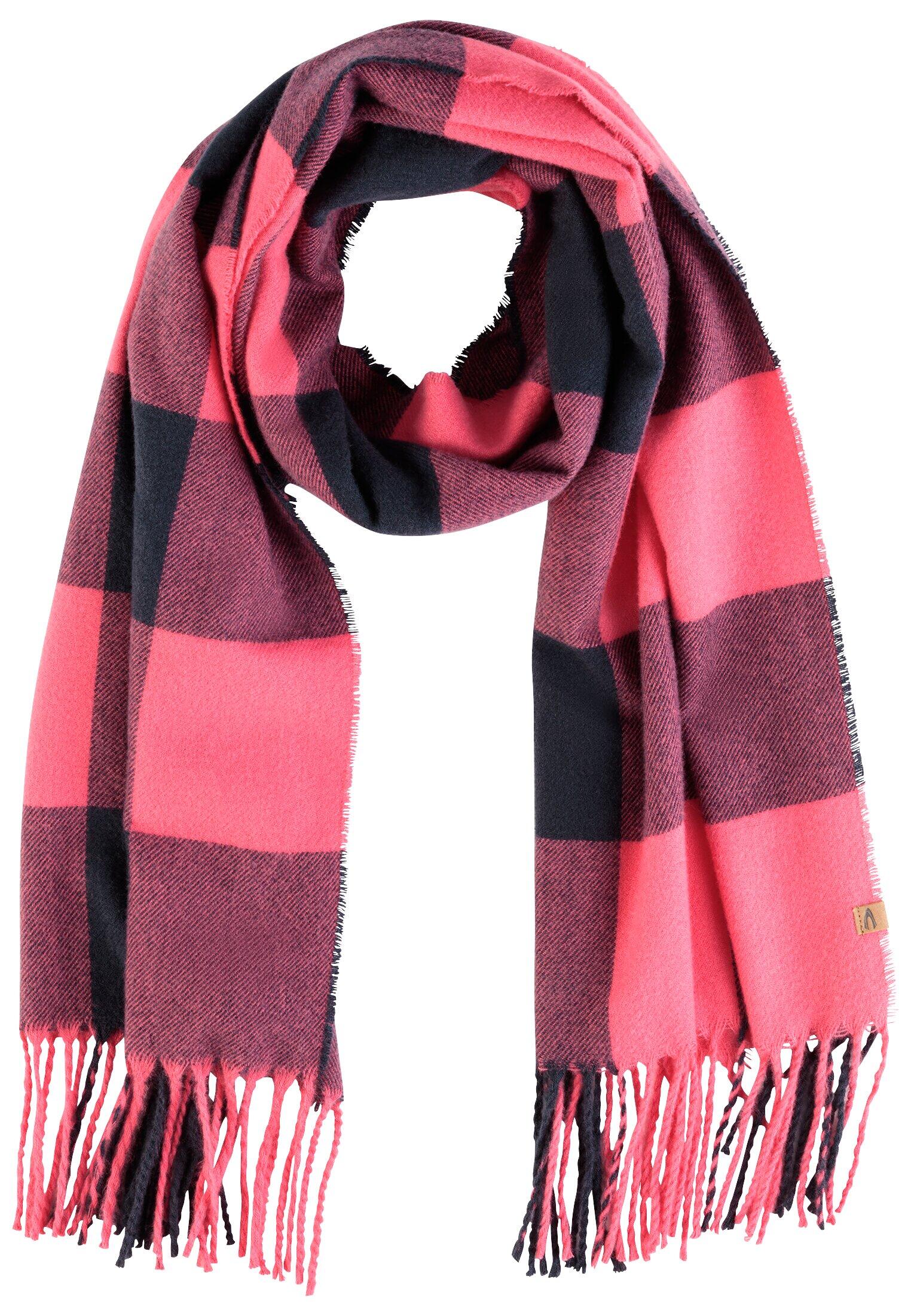 camel active - Weicher Schal im Karomuster tearose check - Gr. - OS von camel active