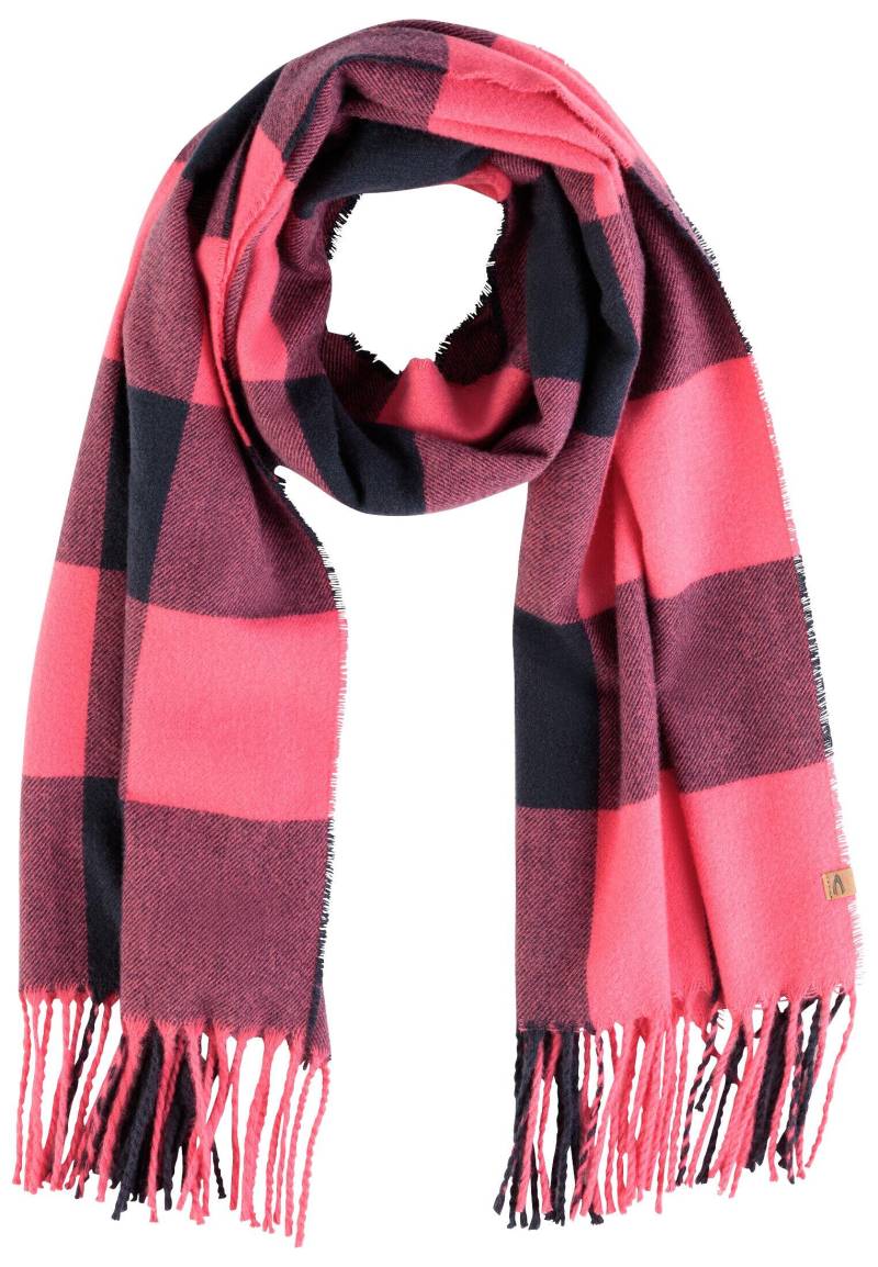 camel active - Weicher Schal im Karomuster tearose check - Gr. - OS von camel active