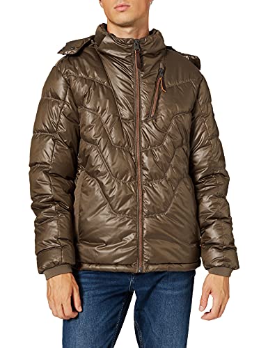 camel active Winterjacke Jacke Blouson-STEPP braun-rot/mittel 118 von camel active