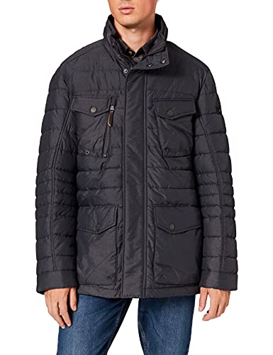 camel active, Herren Winterjacke Warm Gefütterter Parka Anthrazit 64 von camel active
