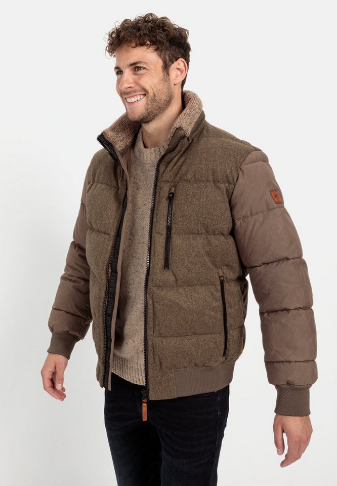 camel active Winterjacke mit Stehkragen Langarm Schalkragen von camel active
