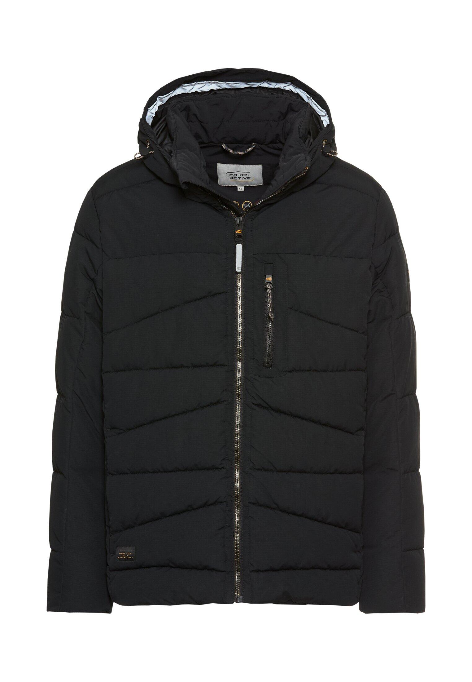 camel active - Winterjacke mit abnehmbarer Kapuze asphalt - Gr. - 110 von camel active