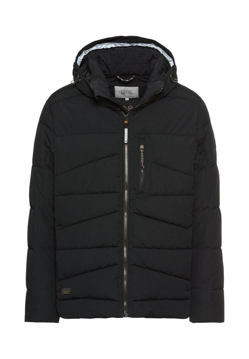 camel active - Winterjacke mit abnehmbarer Kapuze asphalt - Gr. - 52 von camel active