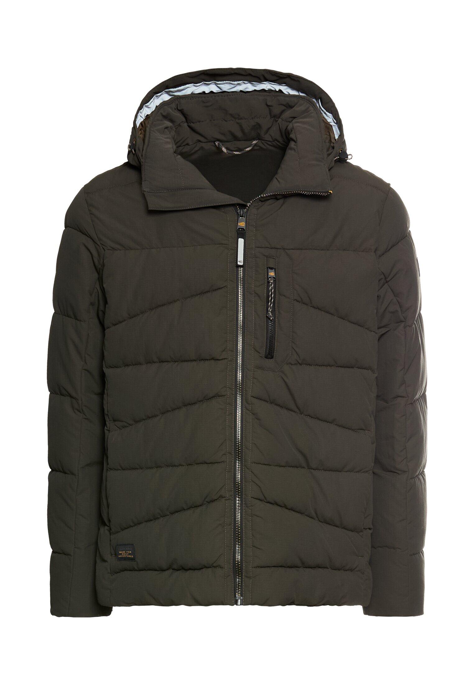 camel active - Winterjacke mit abnehmbarer Kapuze dark brown - Gr. - 52 von camel active