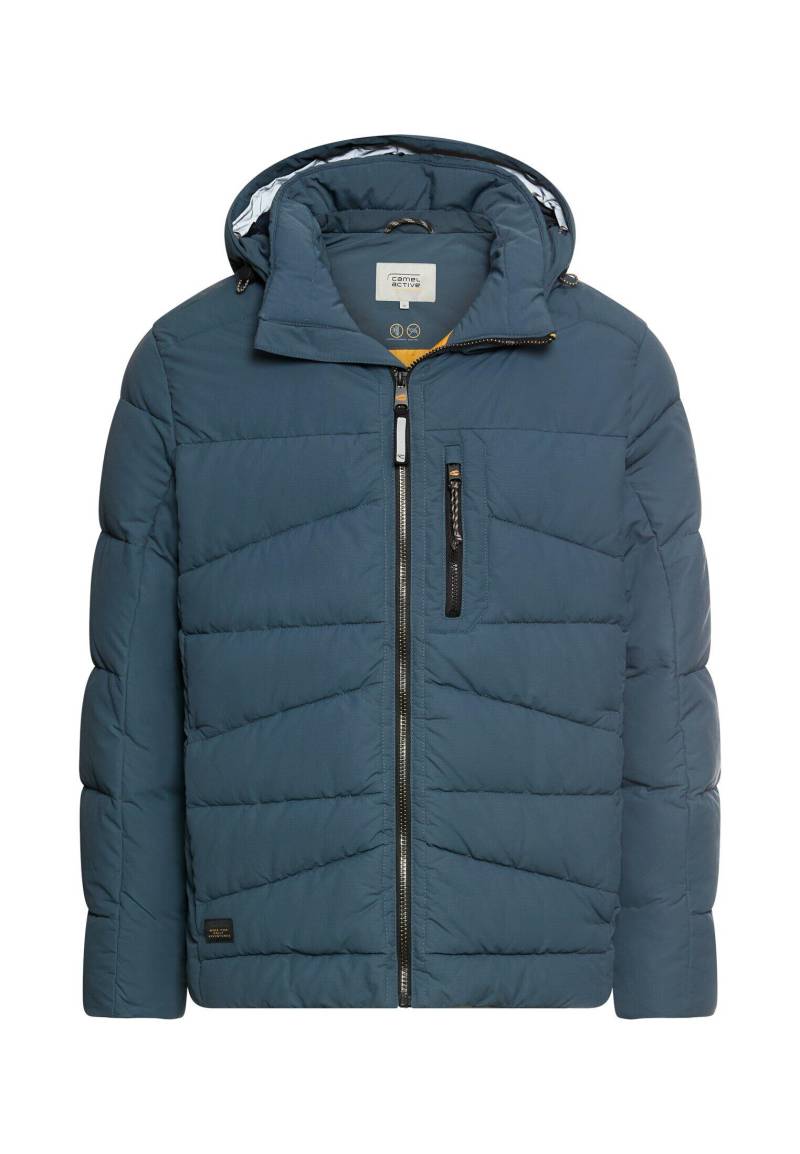 camel active - Winterjacke mit abnehmbarer Kapuze tinted blue - Gr. - 54 von camel active