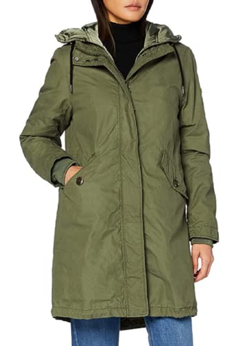 Camel Active Womenswear Damen 3106414R7634 Jacke, Olive, 46 von camel active