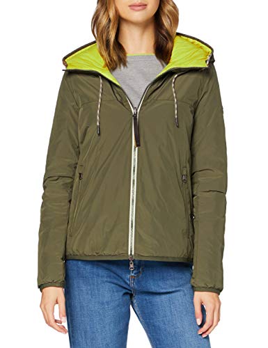 Camel Active Womenswear Damen 3206804R2661 Jacke, Olive, 38 von camel active